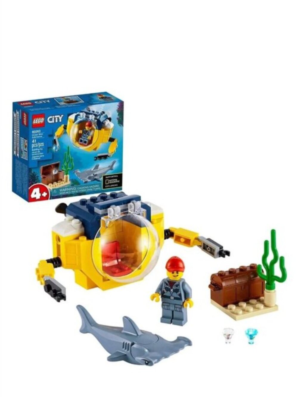 Lego City Ocean Mini-Submarine 60263  New In Box